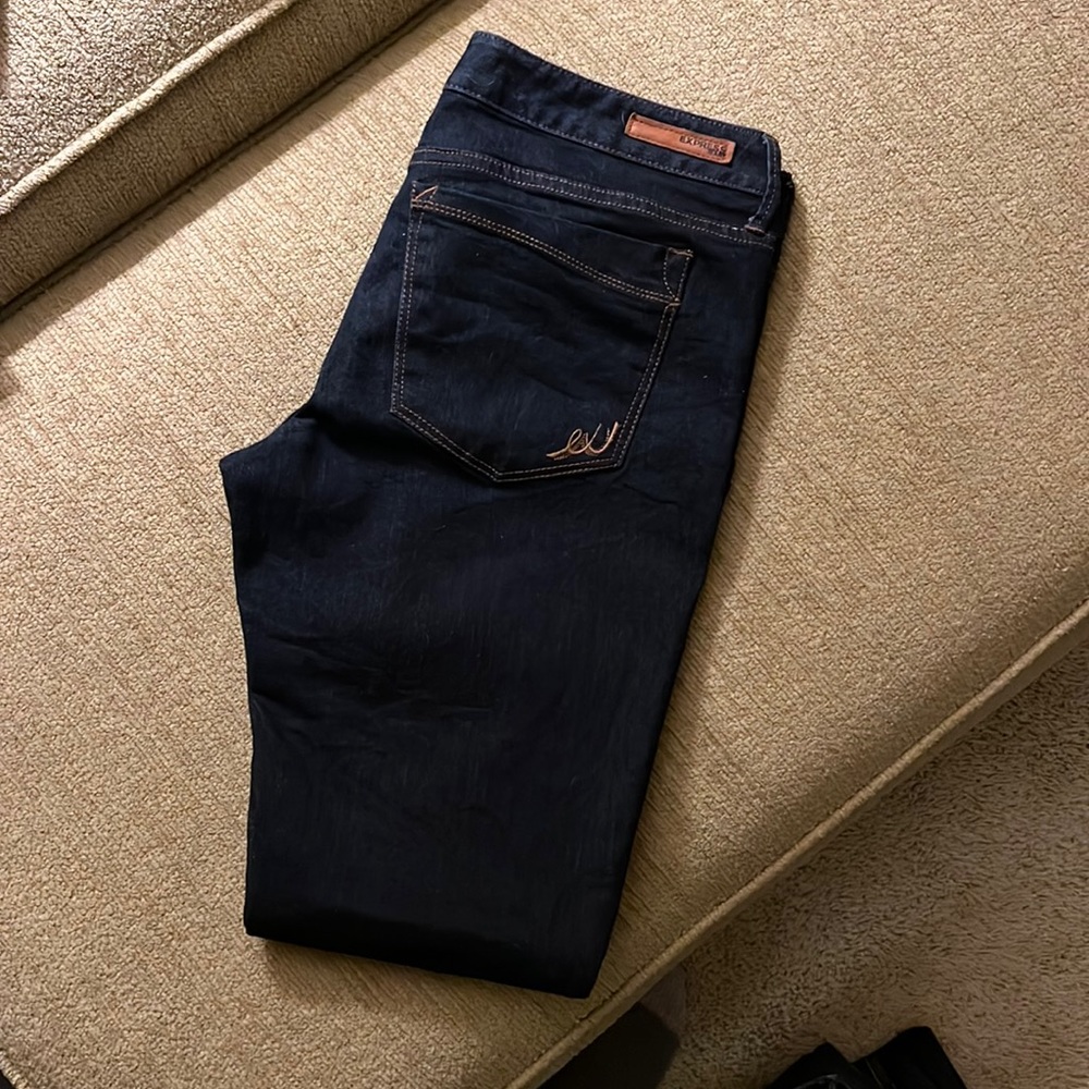 Express Jeans, Womens Legging Stella Low Rise, Size 12R